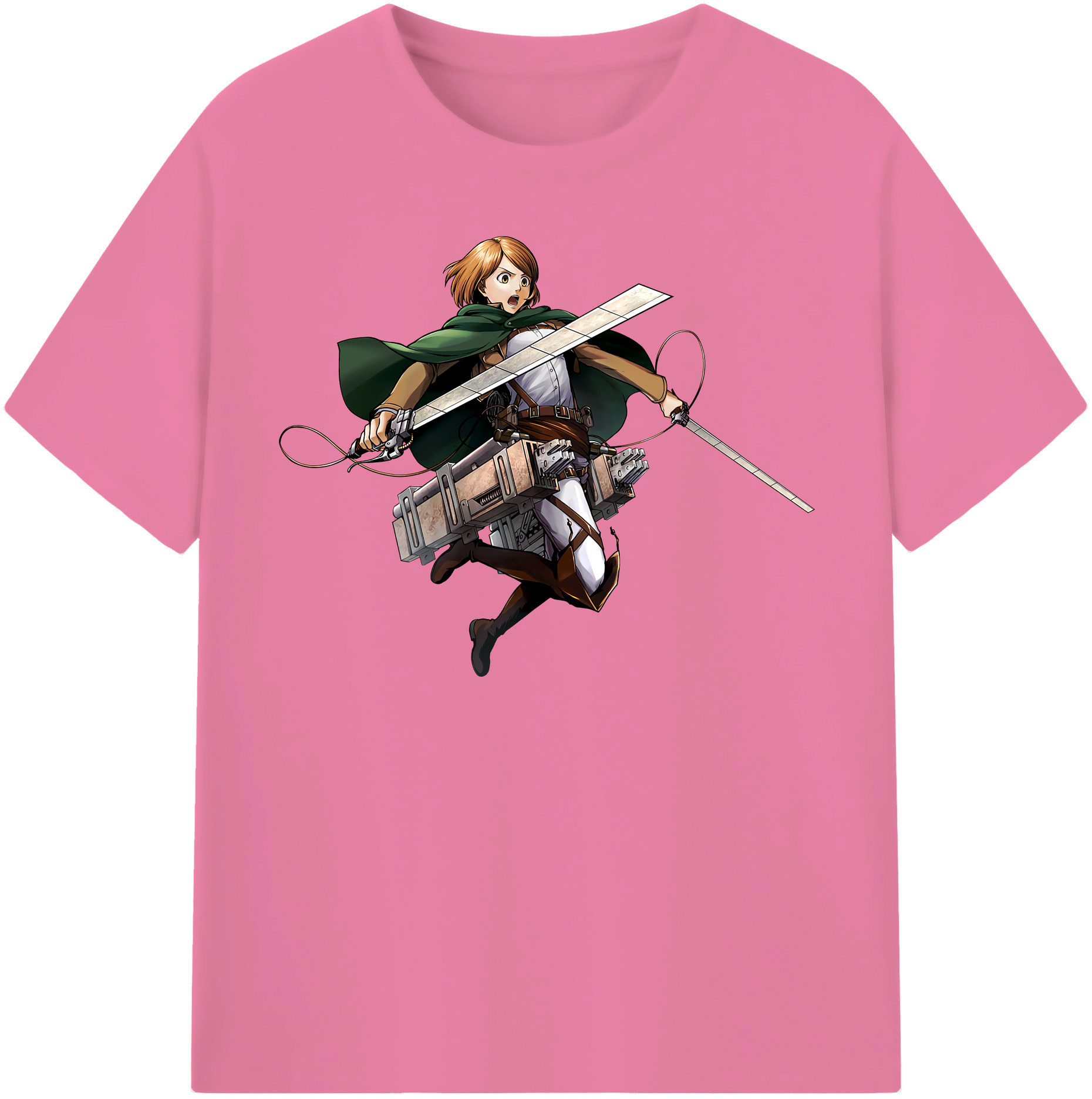 （画像用） 進撃の巨人 ペトラ·ラル Attack on Titan Petra Rall 綿100％半袖Tシャツ（フロントプリント）